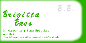 brigitta bass business card